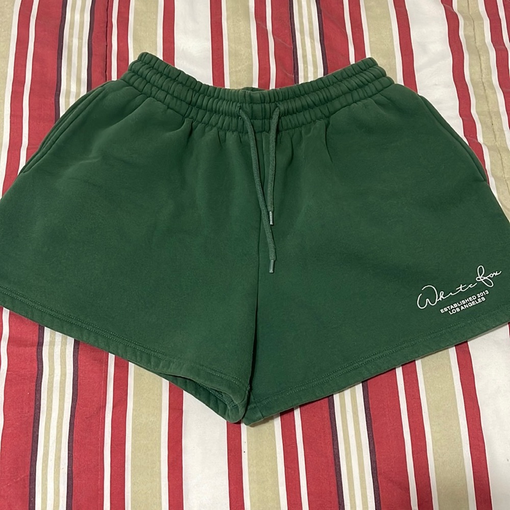 White Fox Sweatpants Shorts